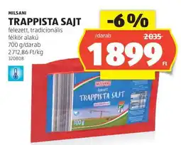 ALDI Milsani Trappista Sajt ajánlat