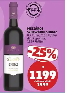 PENNY Mészáros Pal Classic Collection Shiraz ajánlat