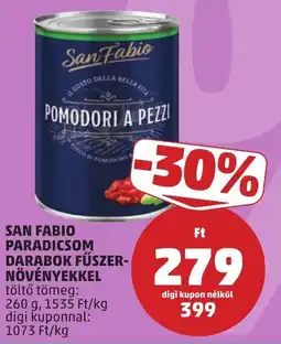PENNY San Fabio paradicsom darabok fűszer-növényekkel ajánlat