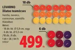 Lidl Livarno illatos teamecses ajánlat