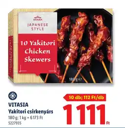 Lidl Vitasia yakitori csirkenyárs ajánlat