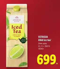 Lidl Vitasia zöld ice tea ajánlat