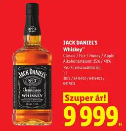Lidl Jack daniel's whiskey ajánlat