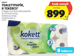 ALDI Kokett toalettpapír ajánlat