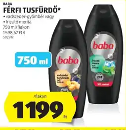 ALDI baba férfi tusfürdő ajánlat