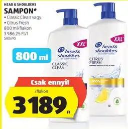 ALDI Head & shoulders sampon ajánlat