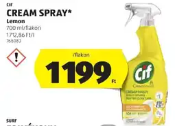 ALDI Cif cream spray ajánlat