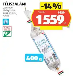 ALDI Csemege teliszalámi ajánlat