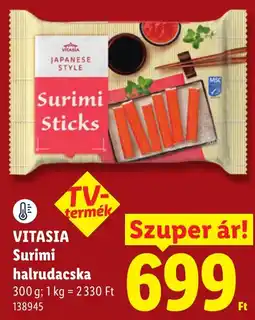 Lidl Vitasia surimi halrudacska ajánlat