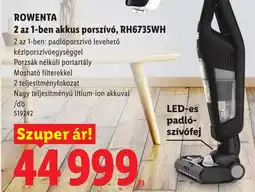 Lidl Rowenta akkus porszívó ajánlat