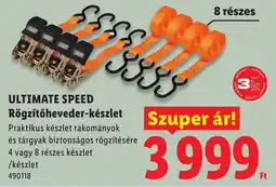 Lidl Ultimate speed rögzítőheveder-készlet ajánlat