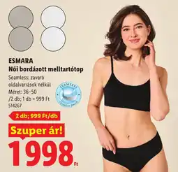 Lidl Esmara női bordázott melltartótop ajánlat