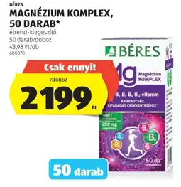 ALDI Béres magnézium komplex ajánlat