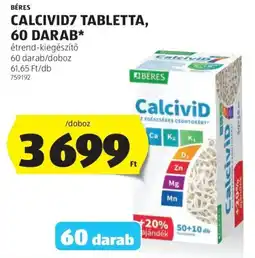 ALDI Béres calcivid7 tabletta ajánlat