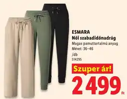 Lidl Esmara női szabadidőnadrág ajánlat