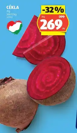 ALDI Cékla ajánlat