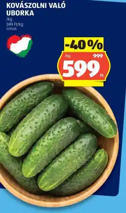 ALDI kovászolni való uborka ajánlat