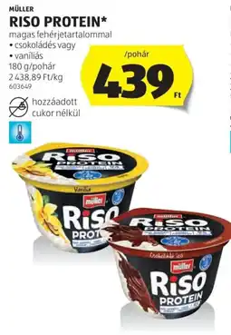ALDI müller riso protein ajánlat