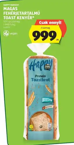 ALDI Happy protein toastbrot ajánlat