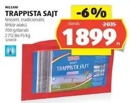 ALDI Milsani trappista sajt ajánlat