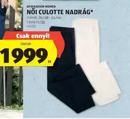 ALDI Up2fashion Women Női culotte nadrág ajánlat
