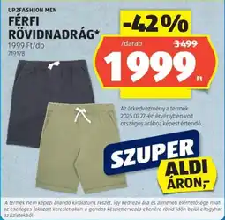 ALDI Up2fashion men férfi rövidnadrág ajánlat