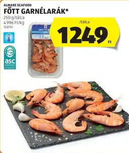 ALDI Almare seafood Főtt garnélák ajánlat