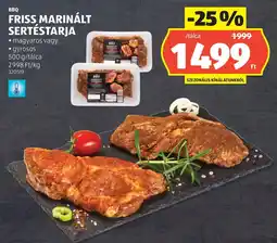 ALDI bbq friss marinált sertéstarja ajánlat