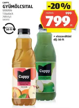 ALDI Cappy gyümölcscital ajánlat