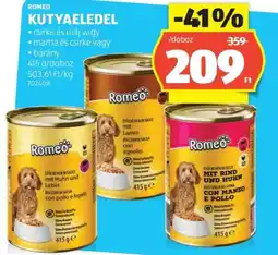 ALDI Romeo kutyaeledel ajánlat