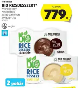 ALDI The Bridge bio rizsdesszert ajánlat