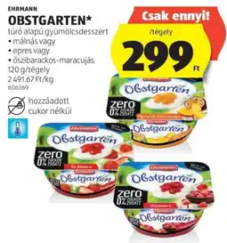 ALDI Ehrmann obstgarten ajánlat