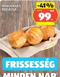 ALDI Azon Melegében burgonyás pogácsa ajánlat