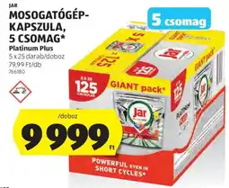 ALDI Jar mosogatogep-kapszula ajánlat