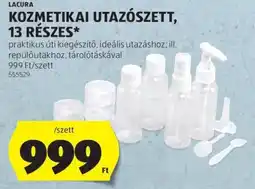ALDI Lacura kozmetikai utazoszett ajánlat