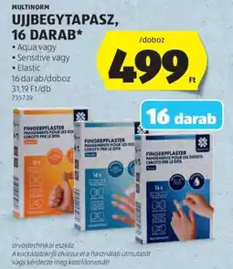 ALDI Multinorm ujjbegytapasz ajánlat
