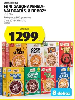 ALDI Golden Bridge mini gabonapehely-válogatás ajánlat