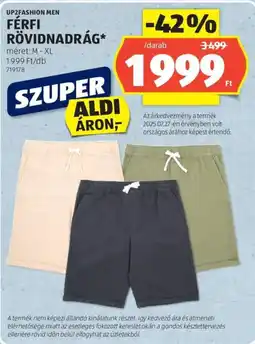ALDI Up2fashion men férfi rövidnadrág ajánlat