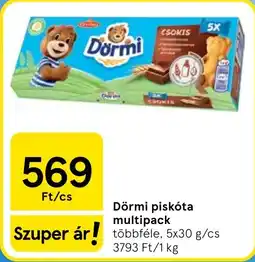 Tesco Dörmi piskóta multipack ajánlat