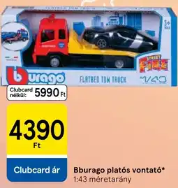 Tesco Bburago platós vontató ajánlat