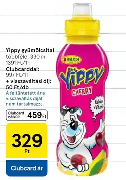 Tesco Yippy gyümölcsital ajánlat