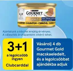 Tesco Gourmet Gold macskaeledel ajánlat