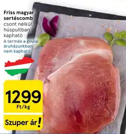 Tesco Friss magyar sertéscomb ajánlat