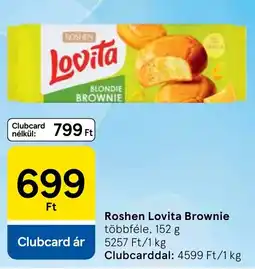 Tesco Roshen Lovita Brownie ajánlat