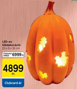 Tesco LED-es tökdekoráció ajánlat
