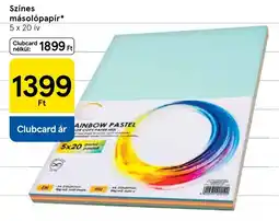Tesco rainbow pastel másolópapír ajánlat
