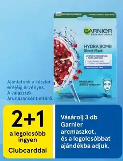 Tesco Garnier arcmaszk ajánlat
