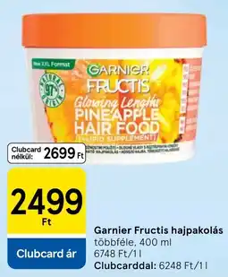 Tesco Garnier Fructis hajpakolás ajánlat