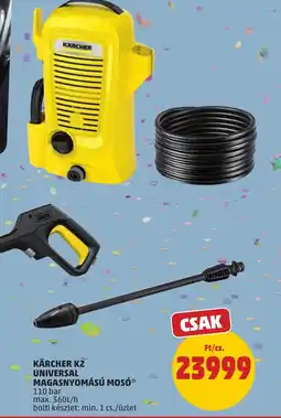 PENNY Karcher k2 universal magasnyomású mosó ajánlat