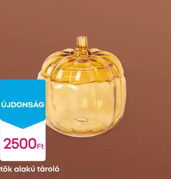 Tök alakú tároló